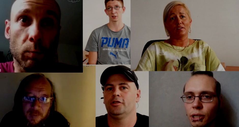 six Amazon workers