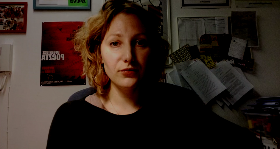 Magda Rozmysłowicz at the IP union office