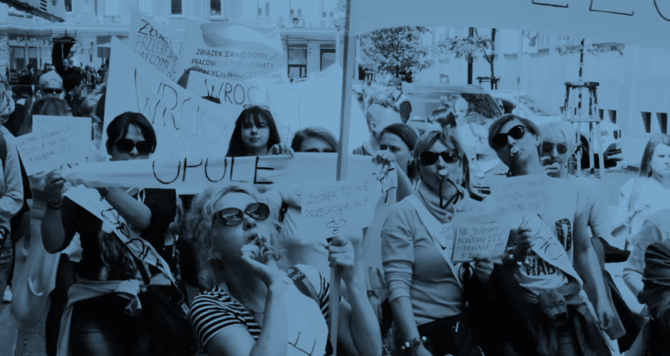 The women strike continues