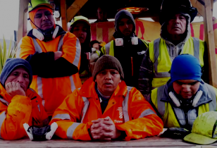 7 recycling plant workers in london